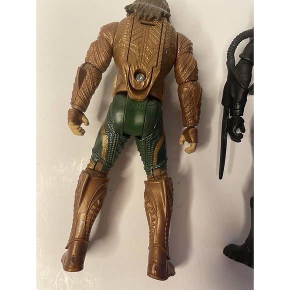DC LOT AQUAMAN 6" TALKING HEROES JUSTICE LEAGUE + Black Manta Action Figures - Picture 4 of 8